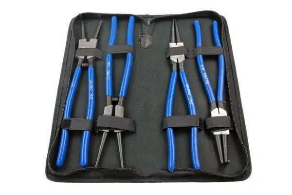 Us Pro Tools 4 Piece 13" 325Mm Circlip Plier Pliers Set In Zip Case Bent Straight 2255 1