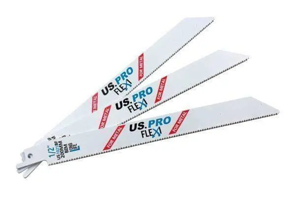 Us Pro Tools 5 X 200Mm Reciprocating Saw Blade For Metal Us1025bf 9137 1