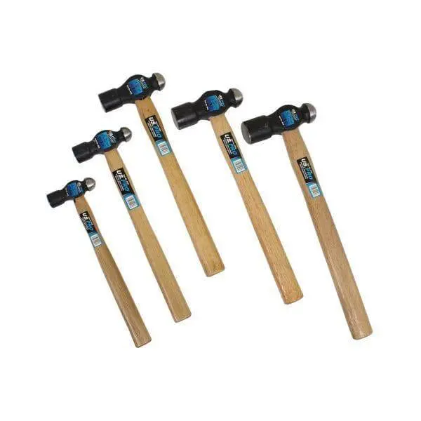 Us Pro Tools 5Pc Ball Pein Hammers Set 8 16 24 32 40Oz Beech Wood Handles 4532 1