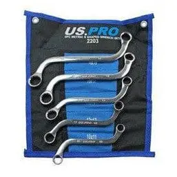 Us Pro Tools 5Pc Metric S Shaped Obstruction Spanner Wrench Set 2203 1