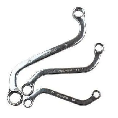 Us Pro Tools 5Pc Metric S Shaped Obstruction Spanner Wrench Set 2203 2