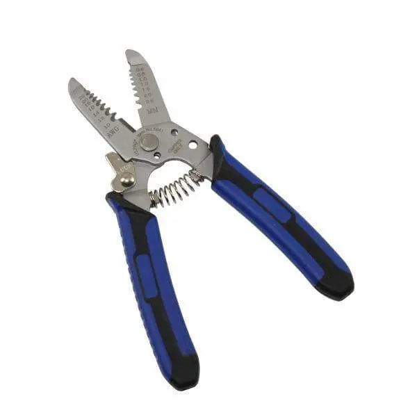 Us Pro Tools 6" Stainless Steel Wire Stripper Cutter 0.6 To 2.6Mm 6841 1