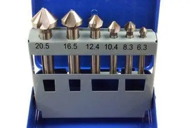 Us Pro Tools 6Pc Tapered Countersink Hss Drill Bit Set 6.3Mm To 20.5Mm 2638 1