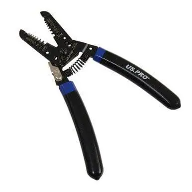 Us Pro Tools 7" Curved Wire Stripper Cutter 0.6 To 2.6Mm 6835 1