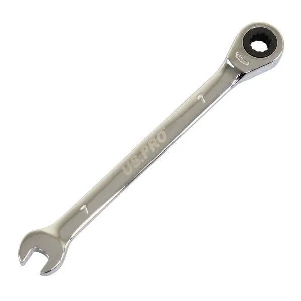 Us Pro Tools 7Mm Ratchet Spanner Wrench 72 Teeth Open & Ring End Wrench 3568 1