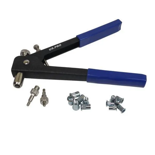 Us Pro Tools 86Pc Threaded Nut Hand Riveter M3, M4, M5, M6, M8 5466 1