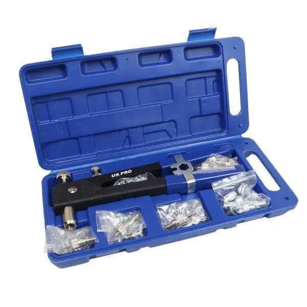 Us Pro Tools 86Pc Threaded Nut Hand Riveter M3, M4, M5, M6, M8 5466 2