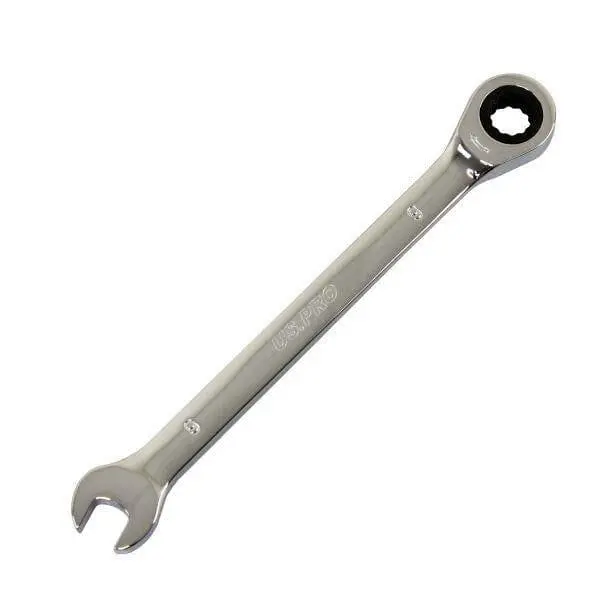 Us Pro Tools 9Mm Ratchet Spanner Wrench 72 Teeth Open & Ring End Wrench 3570 1