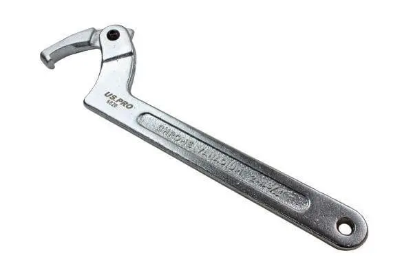 Us Pro Tools Adjustable Hook Wrench For Motorcycles 51Mm To 121Mm 6820 1