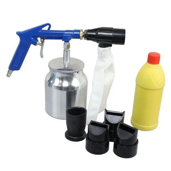 Us Pro Tools Body Shop Sand Blaster Set With 4 Nozzles Air Sandblasting 8791 1