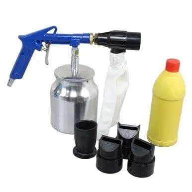 Us Pro Tools Body Shop Sand Blaster Set With 4 Nozzles Air Sandblasting 8791 1