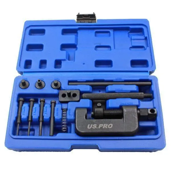 Us Pro Tools Chain Breaker & Riveting Tool Set 428-530 6826 1