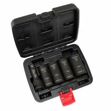 Us Pro Tools Impact Wheel Nut Flip Socket Set 5 Piece 3765 1