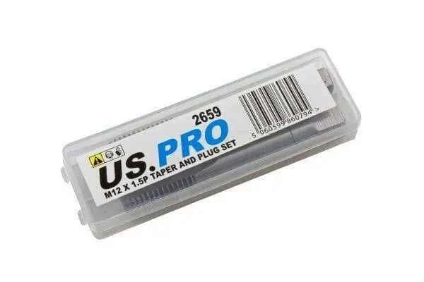 Us Pro Tools M12 X 1.5P Taper & Plug Set ( Tap & Die ) 2659 2