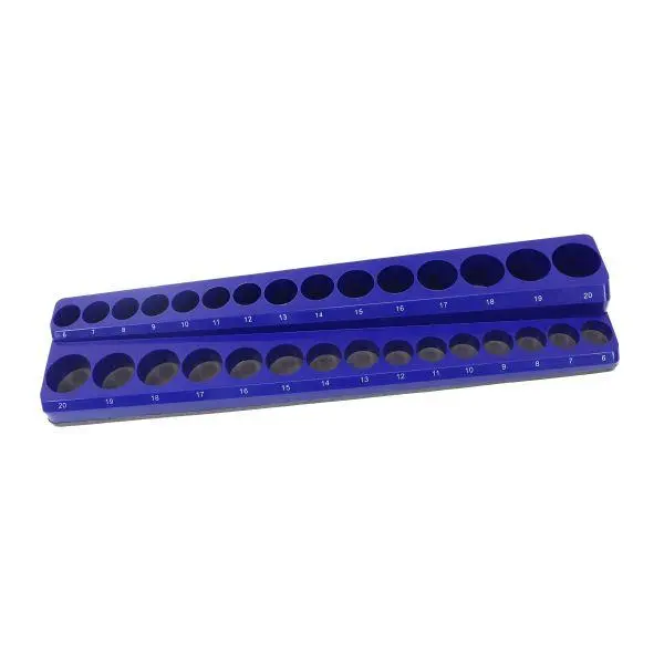 Us Pro Tools Magnetic Socket Holder 3/8" Drive Holds 30 Metric Sockets 6-20Mm 6744 1