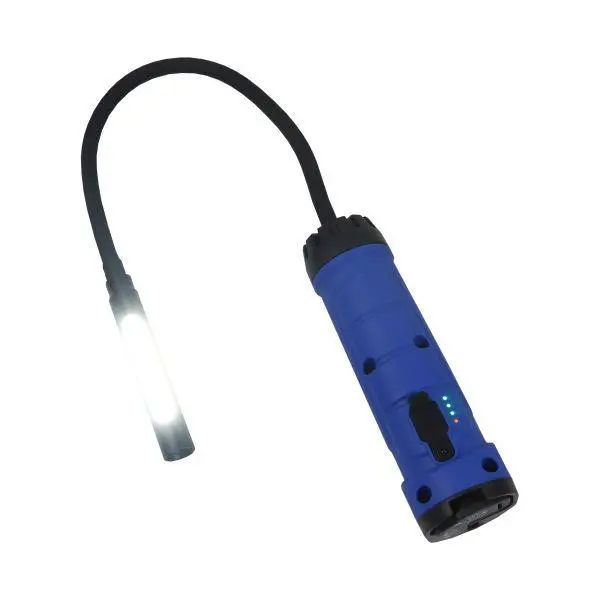 Us Pro Tools Rechargeable Magnetic Work Light Torch With Flexible Neck 120 Lumens 5480 1