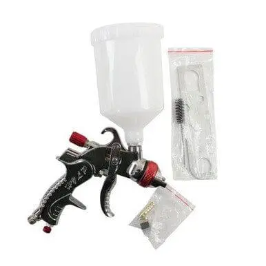 Us Pro Tools Red Hvlp Spray Gun 600Ml Nylon Cup - 1.7Mm Nozzle 8792 1