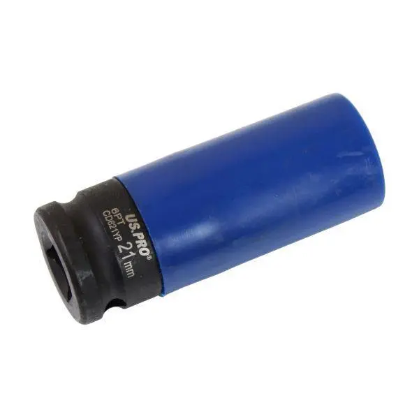 Us Pro Tools Single 1/2" Dr 21Mm Deep Impact Alloy Wheel Socket 3760 1