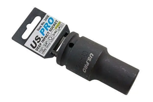 Us Pro Tools Single 3/4" Dr 19Mm 6Pt Deep Impact Socket 3408 1