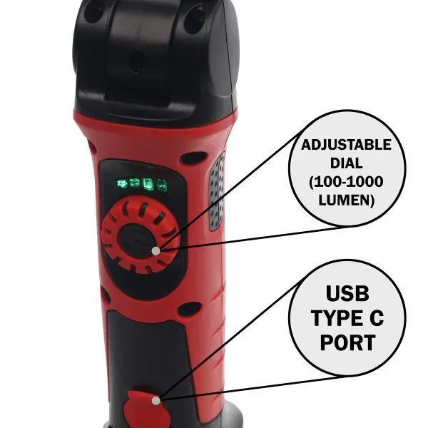 Us Pro Tools Slim Inspection Light 1000 Lumen 5469 2