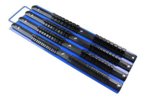 Us Pro Tools Socket Rail Tray Holds 86 Sockets, 1/4" 3/8" 1/2" Drive Clips 6741 1