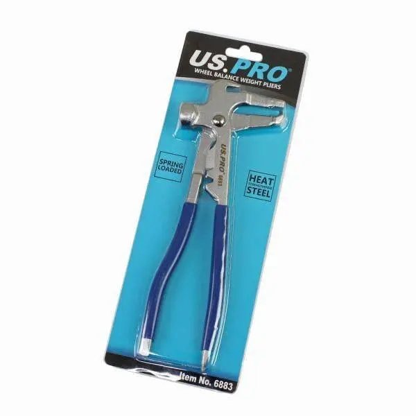 Us Pro Tools Wheel Balance Weight Pliers / Hammer Tyre Fitting 6883 2