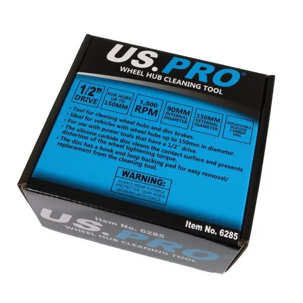 Us Pro Tools Wheel Hub Cleaning Tool 1/2" Drive 150Mm 6285 2