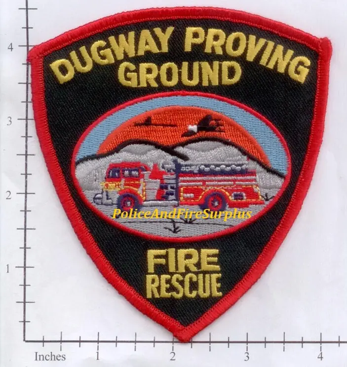 Utah - Dugway Proving Ground Fire Rescue Patch 1