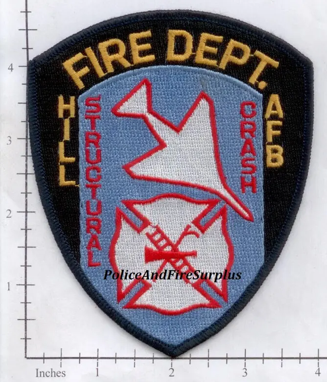 Utah - Hill Air Force Base Structural Crash Fire Dept Patch 1