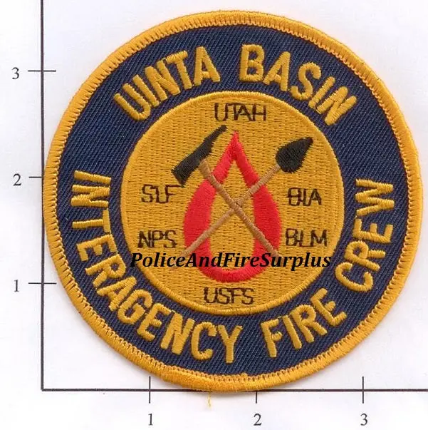 Utah - Uinta Basin Usfs Interagency Fire Crew Patch 1