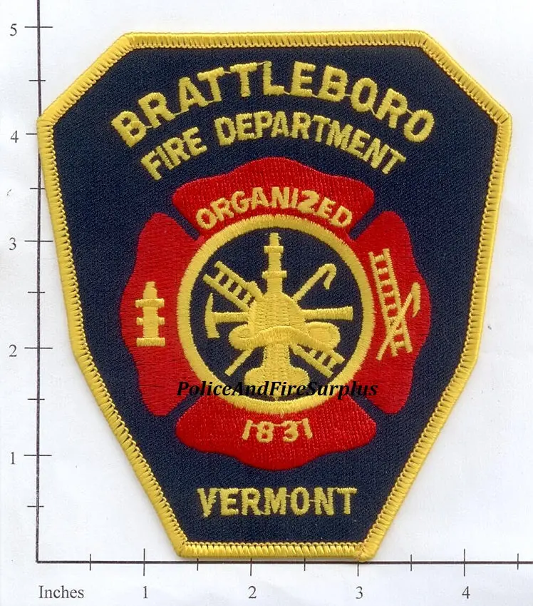 Vermont - Brattleboro Fire Dept Patch V2 1