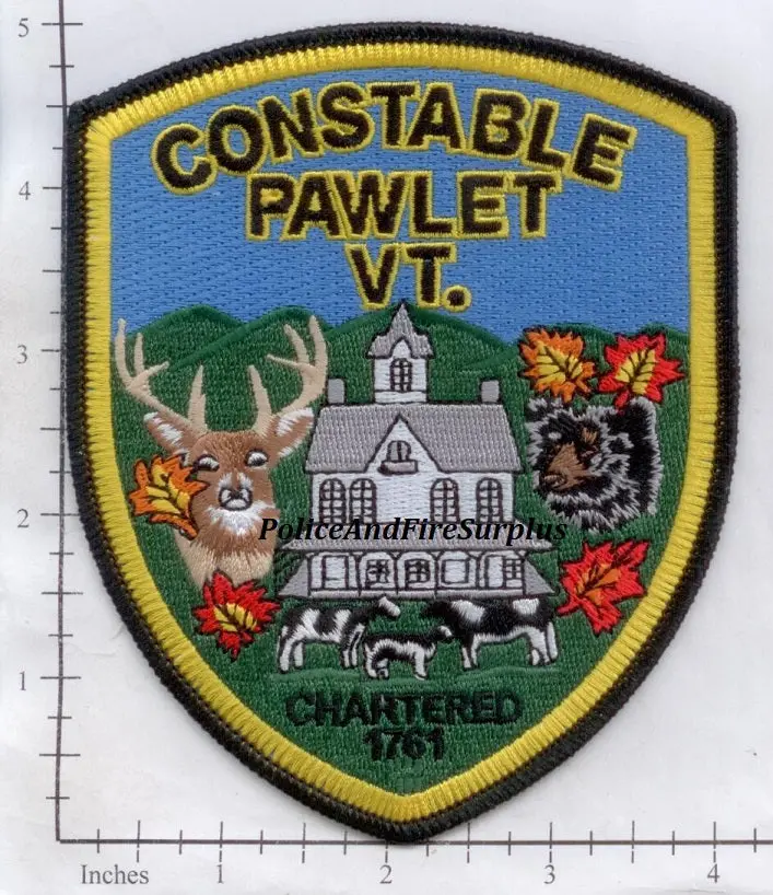 Vermont - Constable Pawlet Police Dept Patch 1