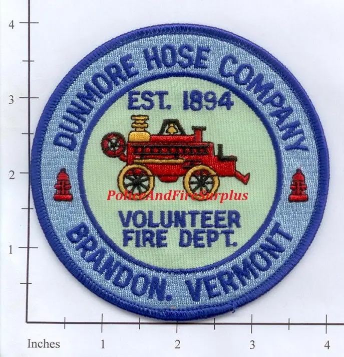 Vermont - Dunmore Hose Company Volunteer Fire Dept Patch 1