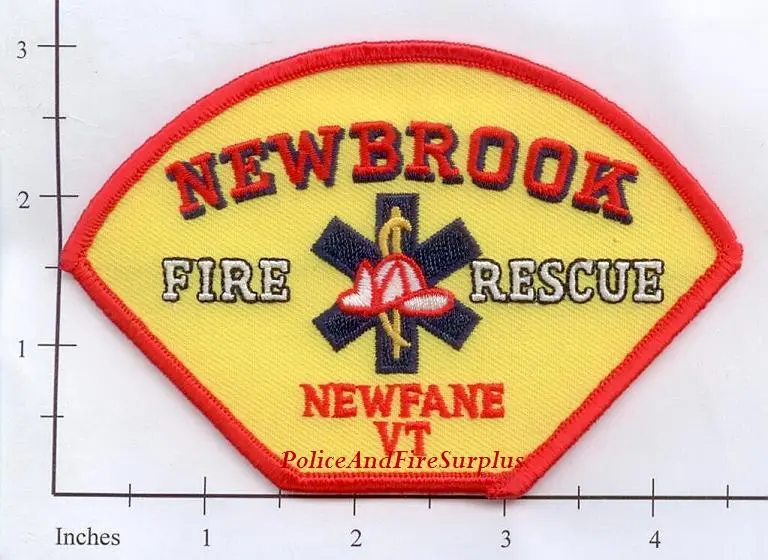 Vermont - Newbrook Fire Rescue Fire Dept Patch 1