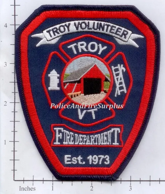 Vermont - Troy Volunteer Fire Dept Patch 1