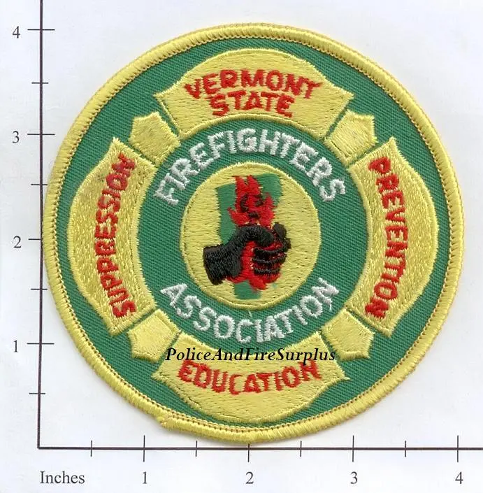 Vermont - Vermont State Firefighters Association Patch 1