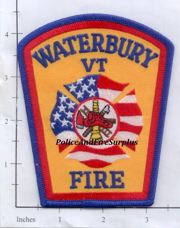 Vermont - Waterbury Fire Dept Patch 1