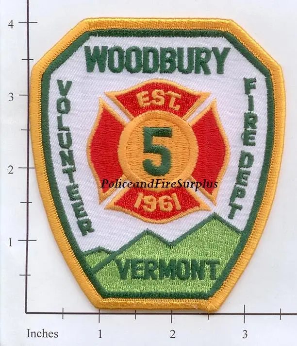 Vermont - Woodbury Volunteer Fire Dept Patch 1