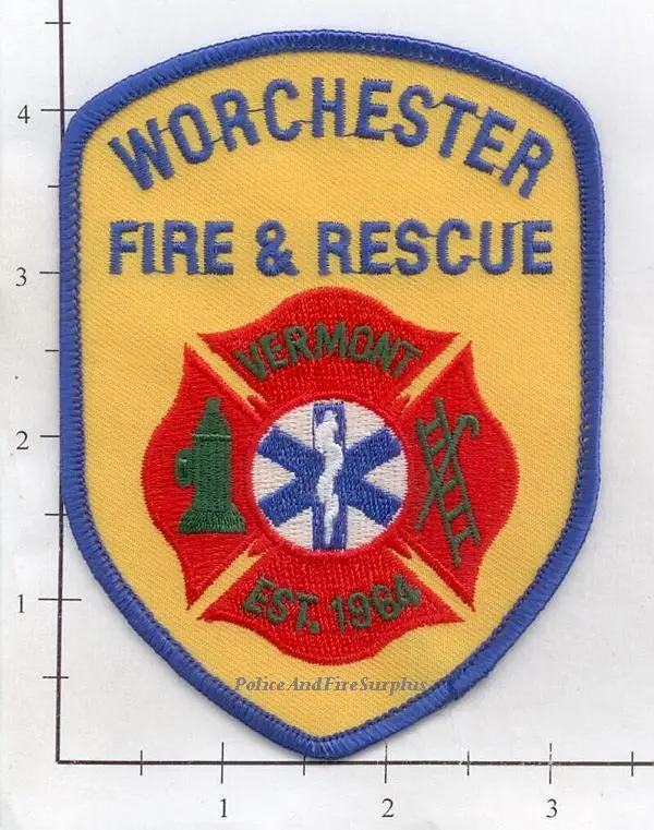 Vermont - Worcester Fire & Rescue Patch 1