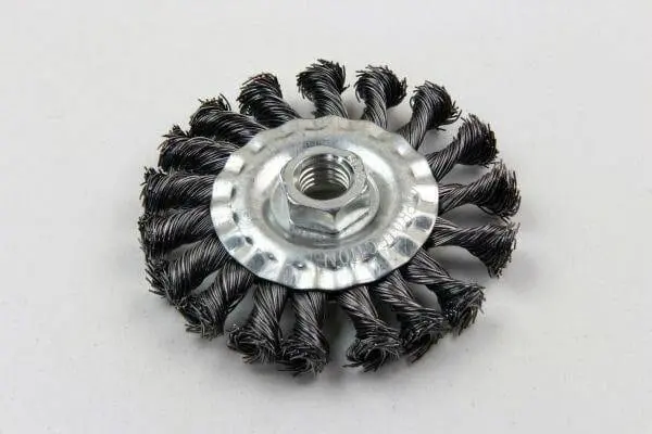 Vewerk 100Mm Wire Flat Wheel Brush - Steel Twist Knot – Box Of 4 2129 1