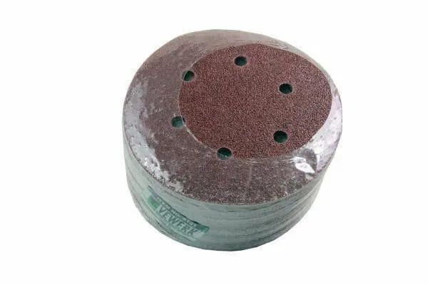Vewerk 150Mm Sanding Disc 40 Grit Pack 50 B8141 1