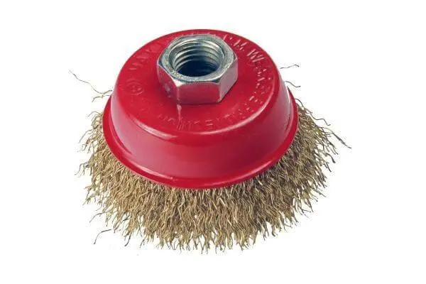 Vewerk 65Mm Brass Wire Cup Brush X 1 2126 1