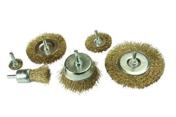 Vewerk 6Pc Rotary Wire Brush Set Cup Brush Wheel Set 2151 1