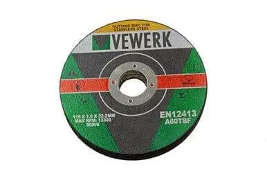 Vewerk By Bergen 4 1/2" S/Steel Cutting Discs 115Mm X 1.00Mm X 22.2Mm 10Pk 8010 2