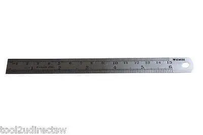 Vewerk By Bergen 6" 150Mm Long Stainless Steel Ruler B2721 1