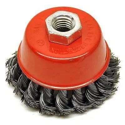 Vewerk (By Bergen) 75Mm M14 Twist Cup Knot Steel Wire Brush B2101 1