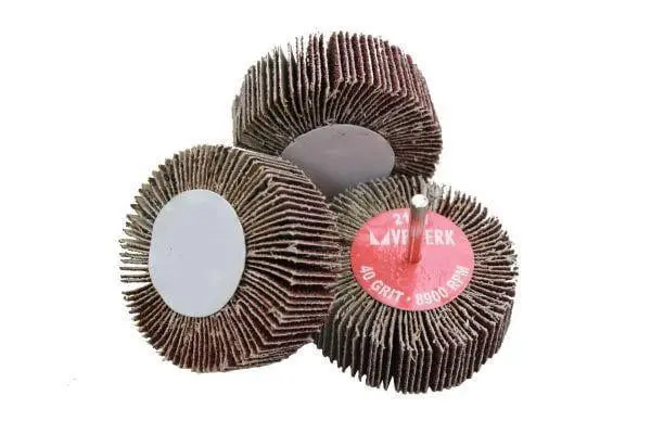 Vewerk By Bergen 80Mm X 25Mm Flap Wheel 40 Grit X 10 B2114 1