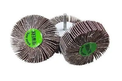 Vewerk By Bergen 80Mm X 25Mm Flap Wheel 80 Grit X 10  B2115 1
