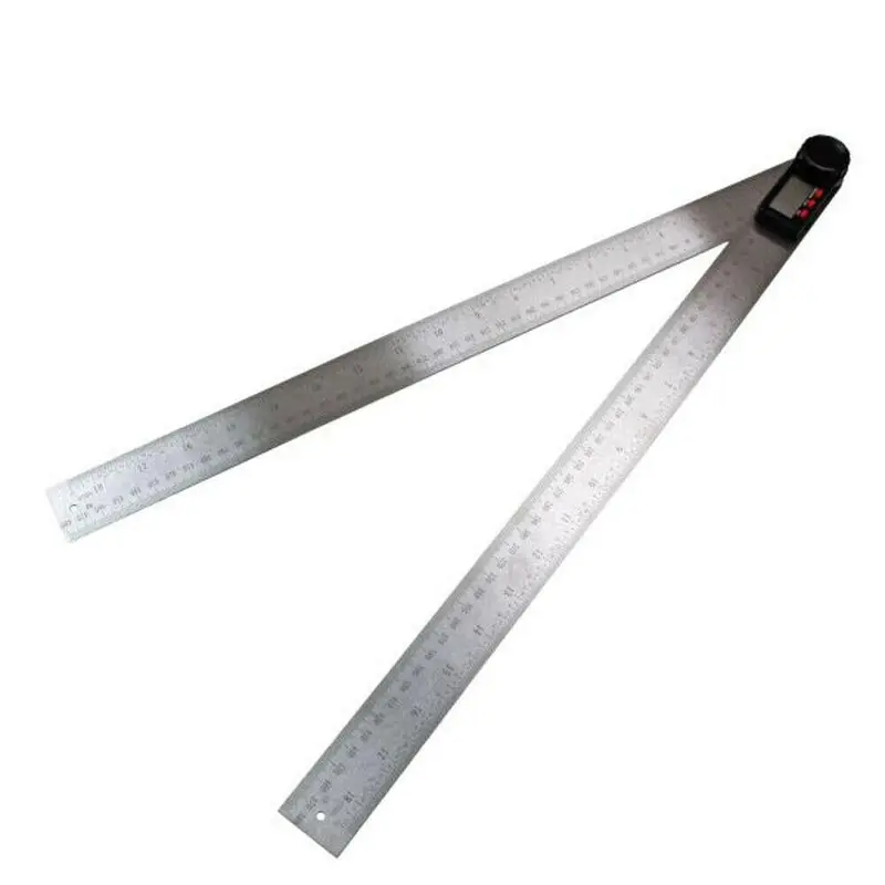 Vewerk Digital Folding Angle Ruler Extra Long 1M, 2 X 500Mm Stainless Steel 0-360 Deg 9146 1