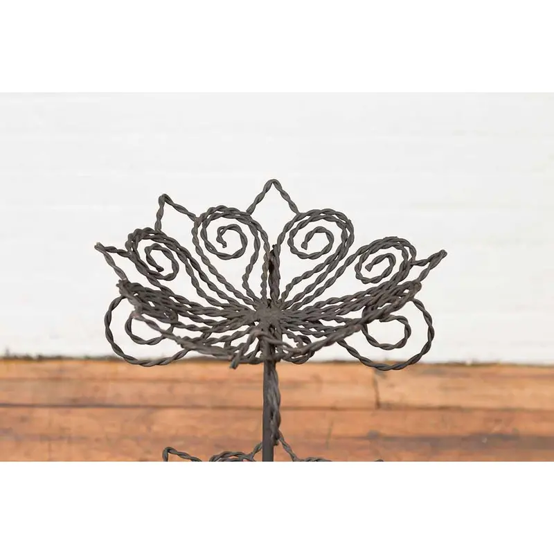 Vintage Bronze Tiered Stand 2